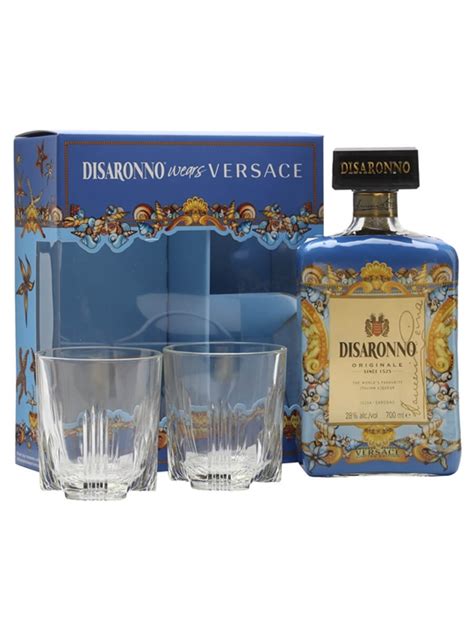 Amaretto Disaronno Versace Edition + 2 Glasses 